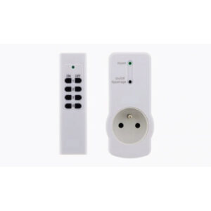 Prise sans fil télécommandée avec télécommande