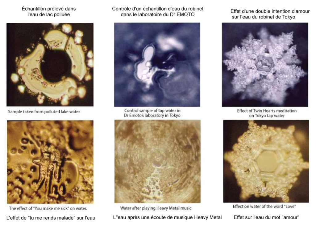 Expériences sur l'eau de Masaru EMOTO Expériences sur l'eau de Masaru EMOTO