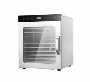 Deshydrateur Inox 10 grilles de 30-28 cm à commande digitale 800W