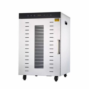 Deshydrateur Inox pro 16 grilles de 40-38 cm à commande digitale 1500W