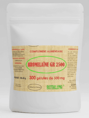BROMELAINE GR 2500 x 300 gélules