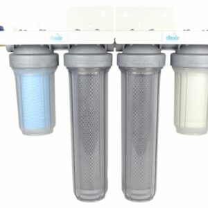 Filtre habitation double charbon fibre bloc avec vitalisation