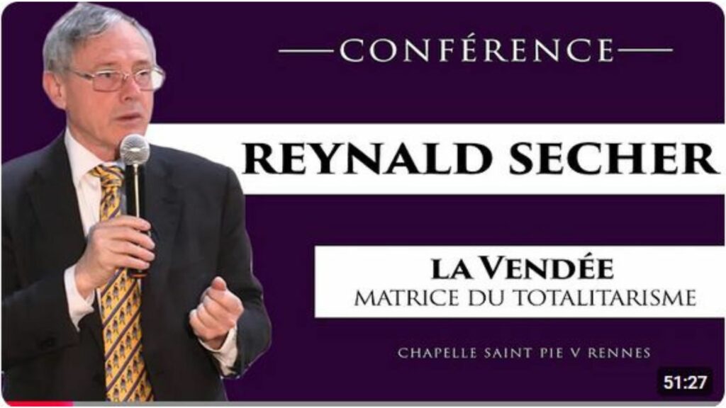 Conférence Reynald Secher-La mecanique du génocide au memoricide